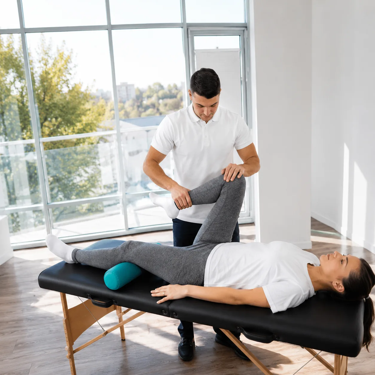 Sports injury recovery therapy session at California Oaks Chiropractic